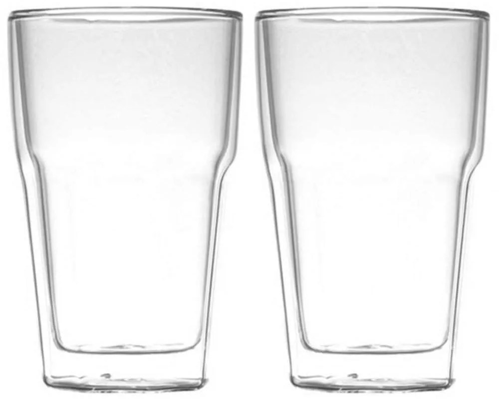 Ποτήρια Νερού Chantilly (Σετ 2Τμχ) 02220460 20,8x8,3x13cm 300ml Clear Gusta Glass