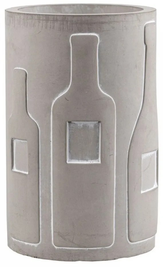 Σαμπανιέρα Big Bottles LBTRD0016239 13,5x21cm White-Grey Raeder Cement