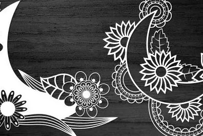 Intra απο ξύλο plywood 3mm-4mm πάχος – Διακόσμηση τοίχου Moon, Paper Cut Δίασταση  40x30 cm INTRAFABR-37306929