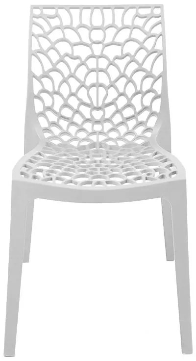 Καρέκλα Hush στοιβαζόμενη pp λευκό 50x57x81 εκ. 50x57x80 εκ.