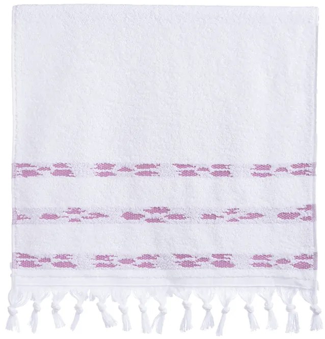 Σετ Πετσέτες Garnet Mauve/White (30x50)+(50x90)+(70x140) - Nef-Nef Homeware