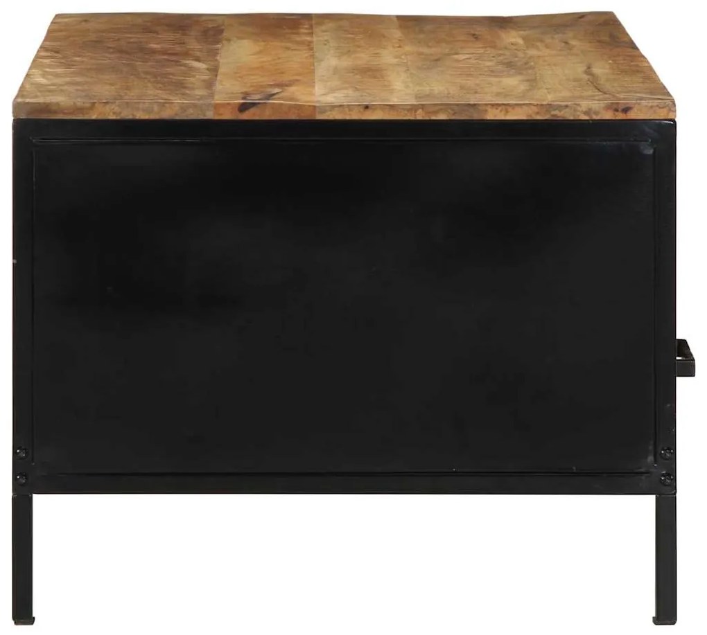vidaXL Τραπεζάκι Καφέ 90x50x40 cm Μασίφ Ξύλο Ρουστίκ Μάνγκο