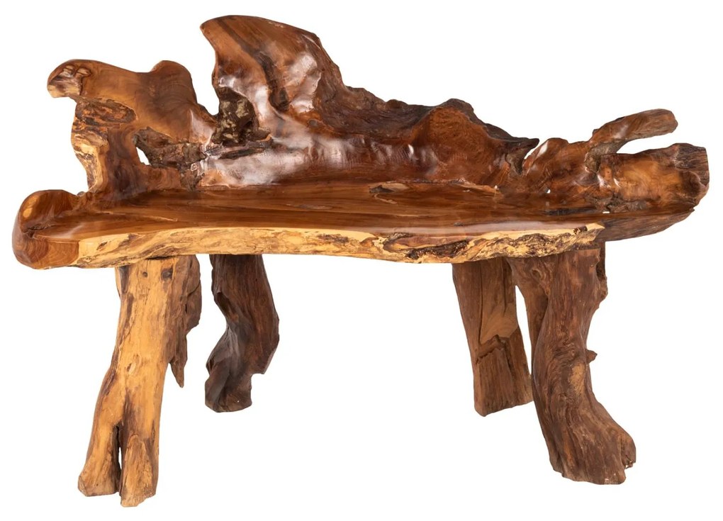 Παγκάκι C9398 Μασίφ Ξύλο Teak Φυσικό 130x52x80Υεκ. 130x52x80 εκ.