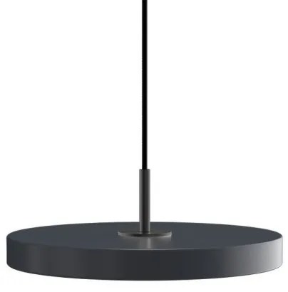 Κρεμαστό Φωτιστικό Οροφής LED 14W Φ31cm Μαύρο Φινίρισμα Asteria Umage-2207C4175-Ανθρακί 2207C4175