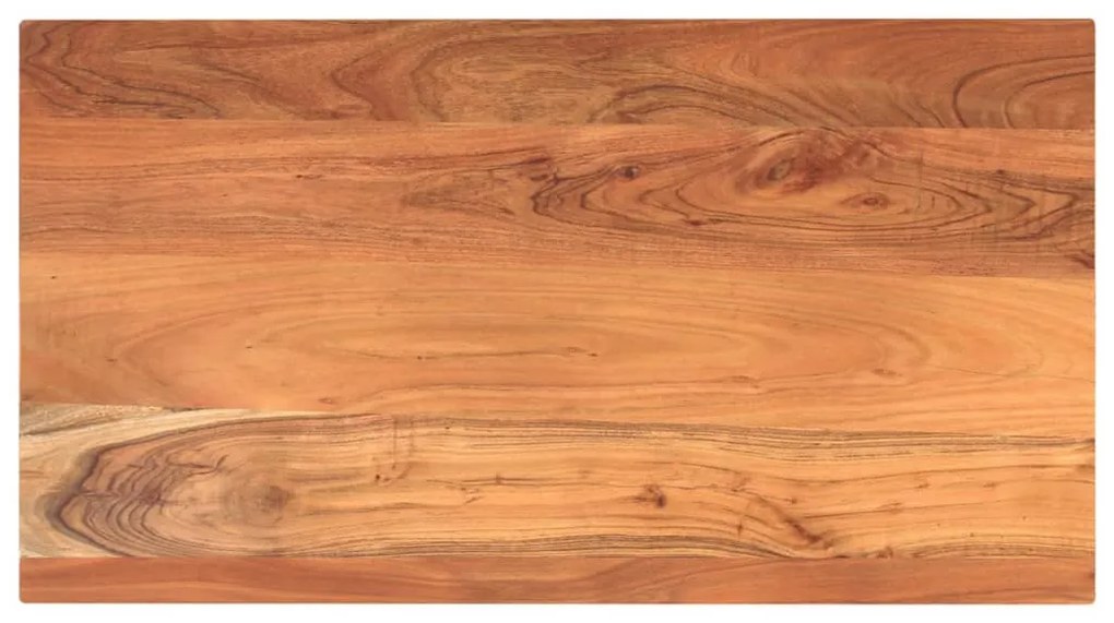 vidaXL Επιφάνεια Τραπεζιού Ορθογώνια 110x60x2,5 εκ. Μασίφ Ξύλο Ακακίας