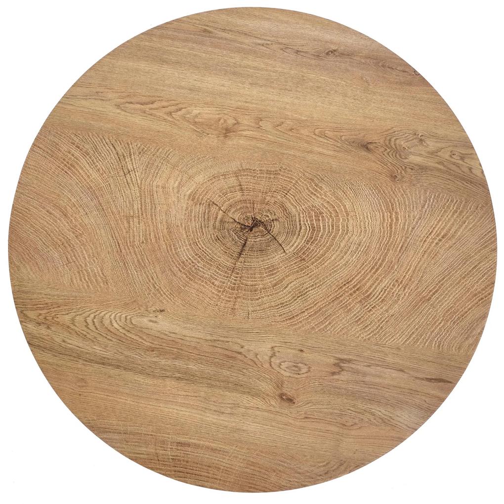 BROKLYN c. table natural oak / black DIOMMI V-CH-BROOKLYN-LAW