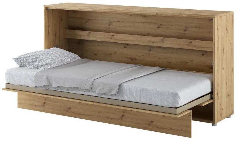 Κρεβάτι τοίχου Concept Pro Lenart AH115, 90x200, Πλαστικοποιημένη μοριοσανίδα,  Τάβλες για Κρεβάτι, 118x211x107cm