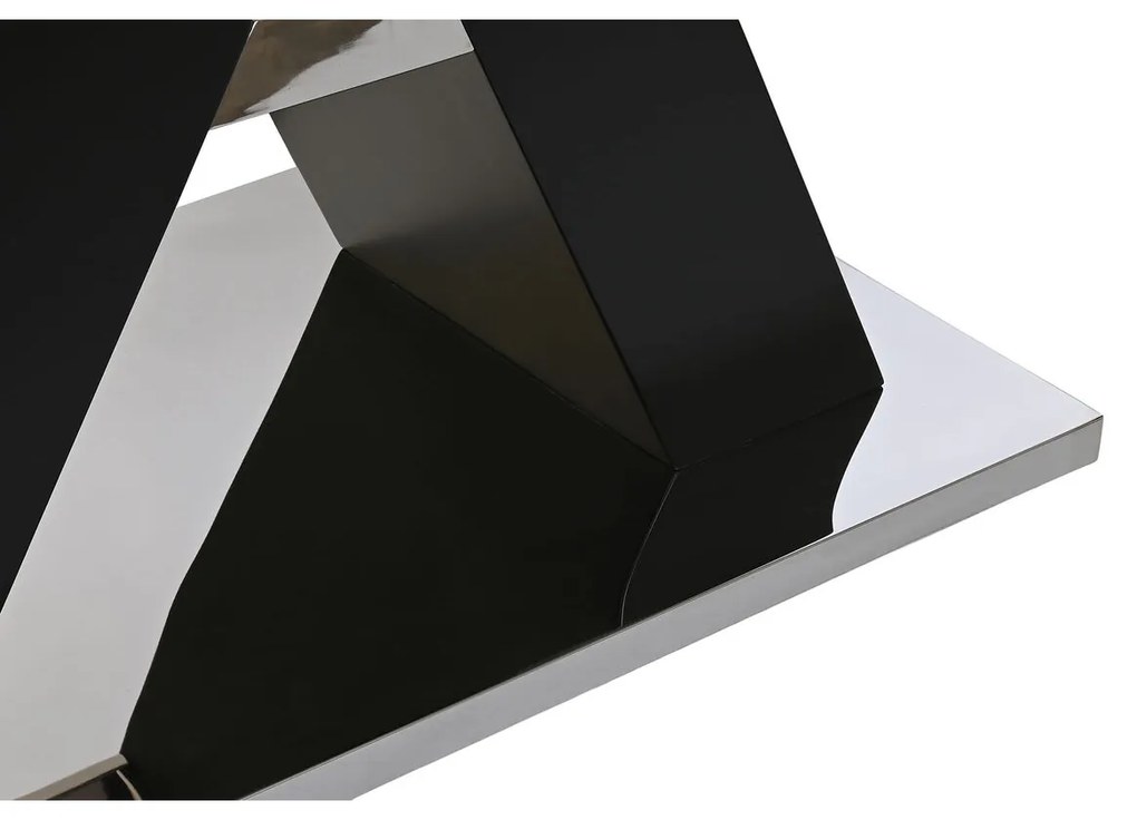 Τραπεζαρία DKD Home Decor Μαύρο Ξύλο Ξύλο MDF 180 x 90 x 76 cm