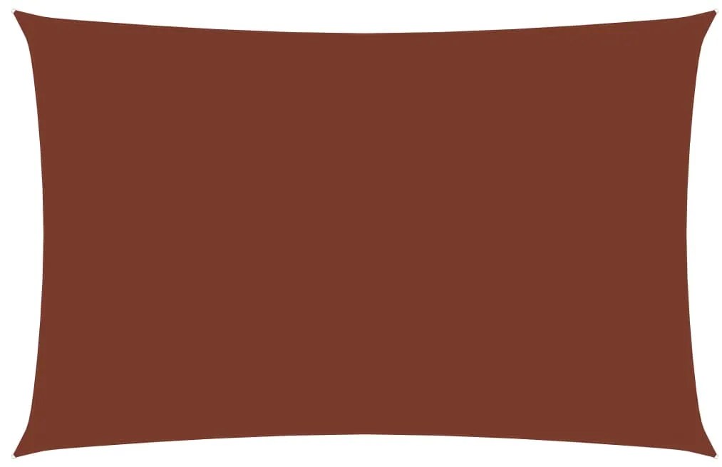 Πανί Σκίασης Ορθογώνιο Τερακότα 2,5 x 5 μ. από Ύφασμα Oxford