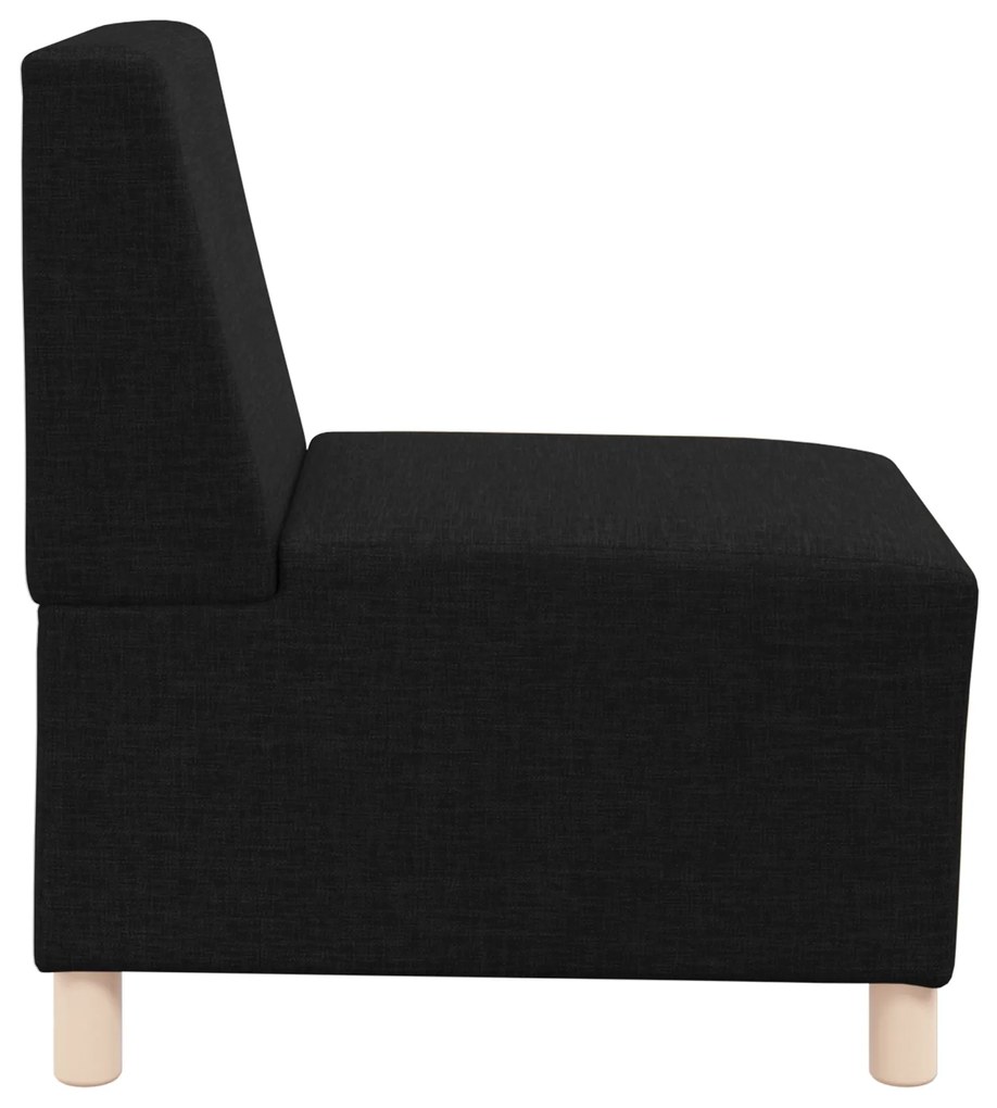 vidaXL Καθίσμα Σαλονιού 2 pcs Μαύρο 55 x 74 x 82 εκ. ύφασμα
