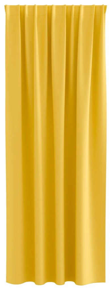 vidaXL Κουρτίνες 2 pcs κίτρινο μουσταρδί 225 x 140 εκ. Πολυεστέρας