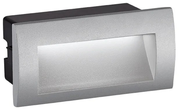 Απλίκα LED Εξωτερικού Χώρου Χωνευτή Viokef Riva Grey 4124900