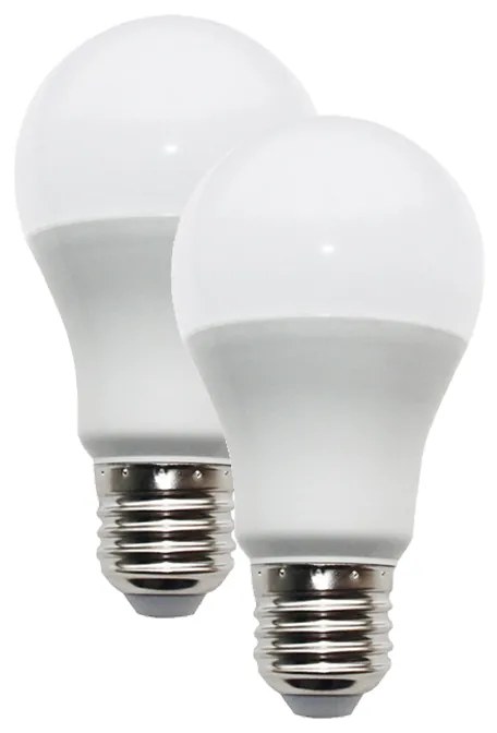 LED A60 E27 230V 7W 3.000K 270° 560Lm Ra80 DUO PACK ACA A607WWP