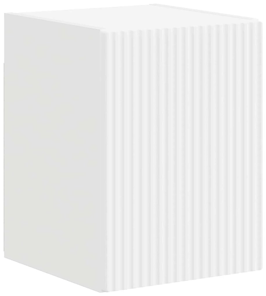 vidaXL 3 pcs Υψηλής γυαλάδας λευκό