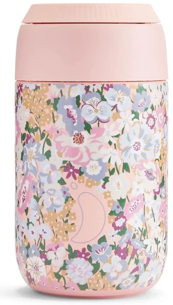 Ποτήρι Θερμός Series 2 Liberty Chilly's με χωρητικότητα 340ml και διατήρηση θερμοκρασίας 4h ζεστό - Artemis Blush