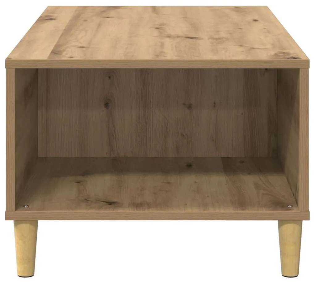 vidaXL Τραπεζάκι σαλονιού με συρτάρι Artisan Oak 90 x 50 x 35 cm