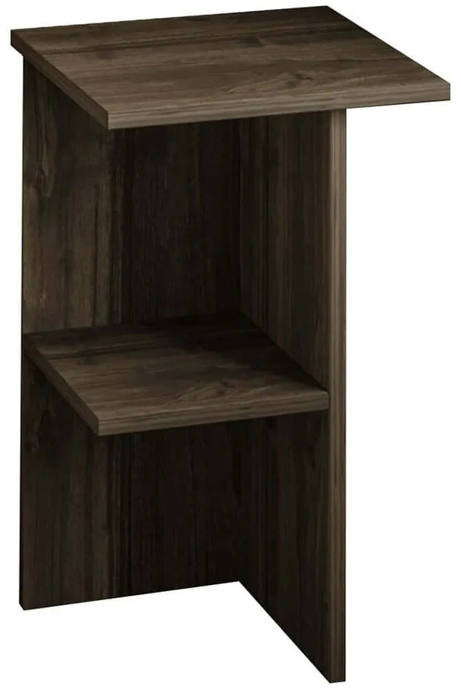 Κομοδίνο Leray 382NRC1810 36x36x60cm Walnut
