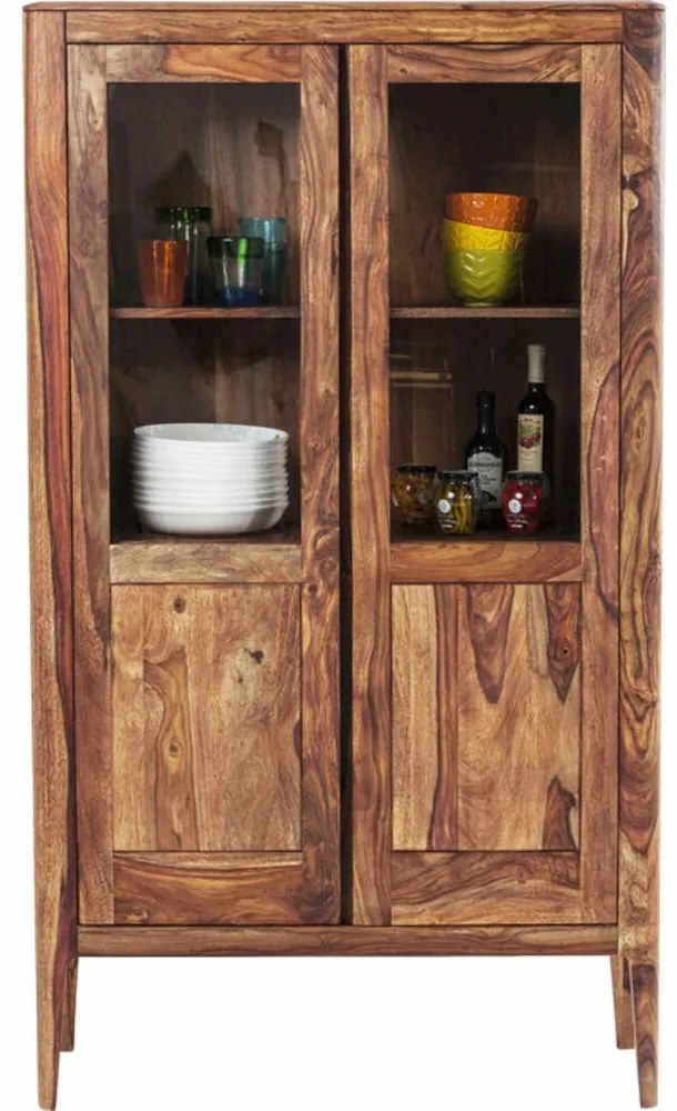 Βιτρίνα Brooklyn Nature 2 πόρτες Ξύλο Καφέ 100x40x175εκ - Καφέ