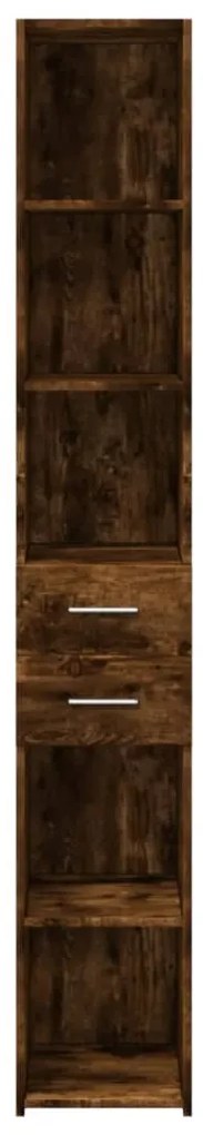 vidaXL Ντουλάπι Καπνιστή Δρυς 30x42,5x185 εκ. από Επεξεργασμένο Ξύλο