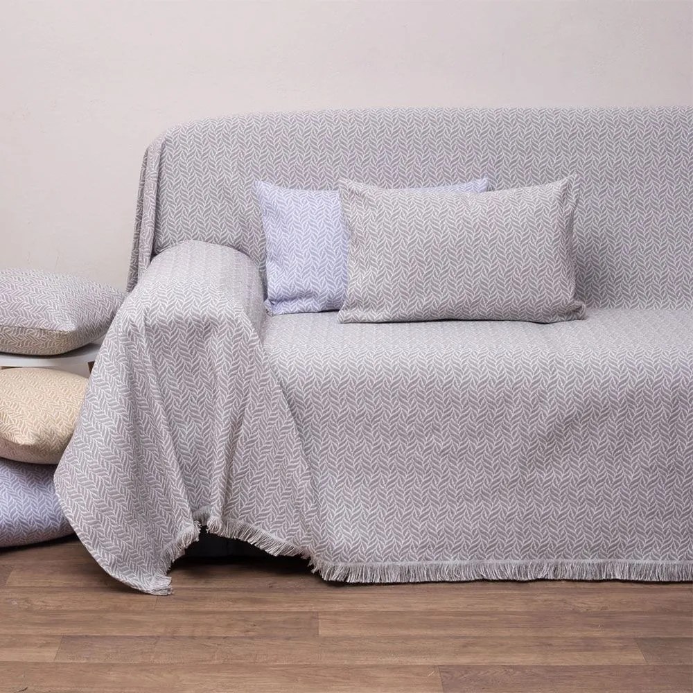 Ριχτάρι 3019 Grey Viopros Πολυθρόνα 100% Cotton