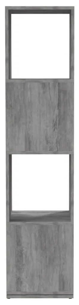 vidaXL Ντουλάπι Περιστρεφόμενο Γκρι Σκυρ. 34,5x34,5x147,5 Μοριοσανίδα