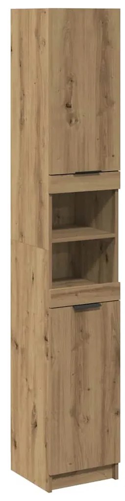 vidaXL Ντουλάπι μπάνιου Artisan Oak 32x34x188,5 cm Κατασκευασμένο ξύλο