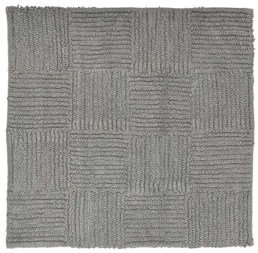 Πατάκι Μπάνιου Reverse Grey Sealskin 60X60 100% Cotton