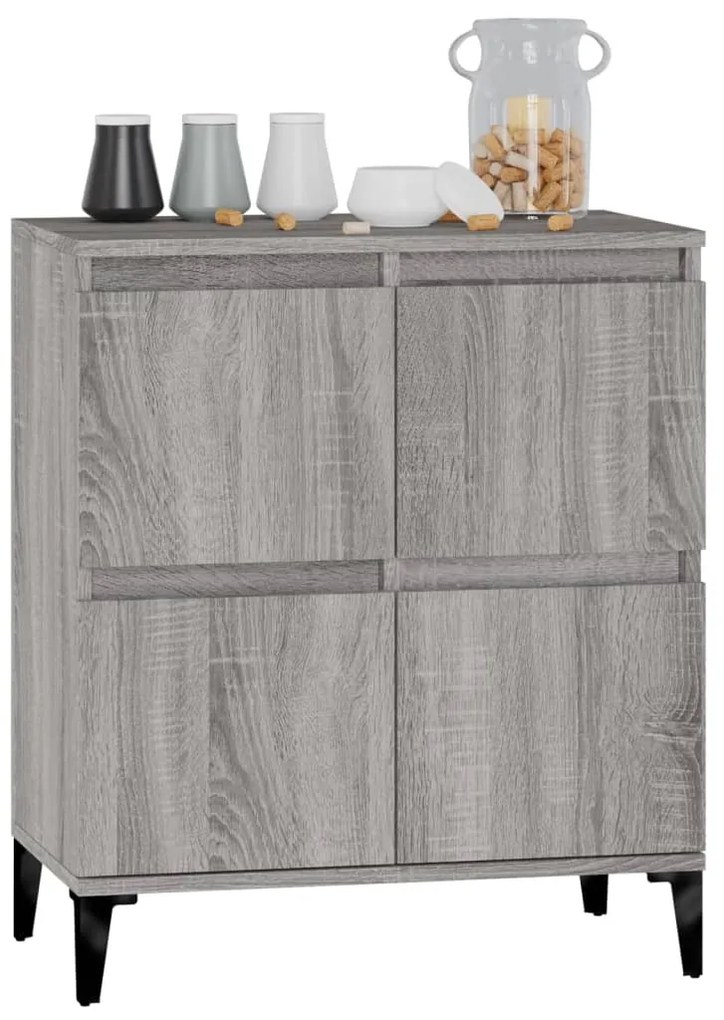 vidaXL Ντουλάπι Γκρι Sonoma 60x35x70 εκ. από Επεξεργασμένο Ξύλο