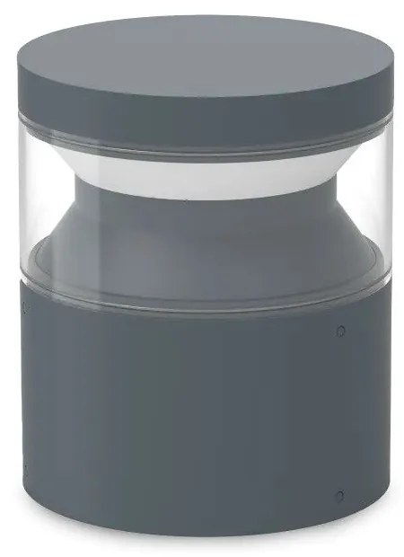 Φωτιστικό Δαπέδου Boeing H015 346656 3000K 1700lm 13x15cm Anthracite Ideal Lux