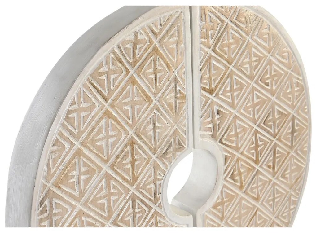 Διακοσμητική Φιγούρα DKD Home Decor Λευκό Σίδερο Κύκλους (41 x 12 x 55 cm)