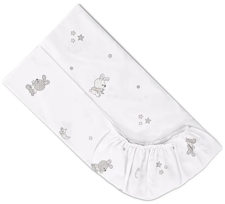 LORELLI ΣΕΝΤΟΝΙ ΜΕ ΛΑΣΤΙΧΟ 70/140M LITTLE RABBITS GREY 20051346601