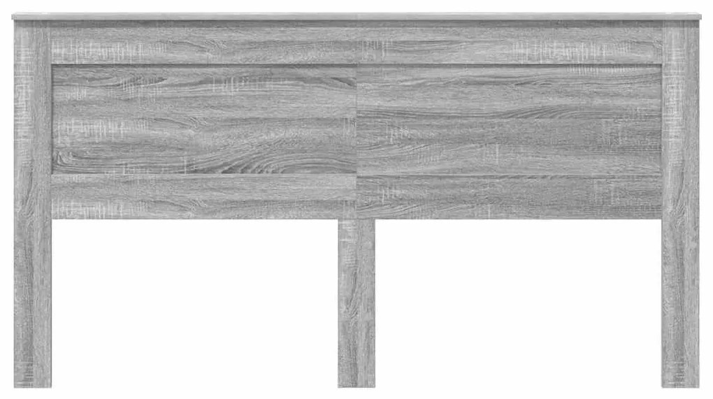 vidaXL Κεφαλάρι με κεφαλάρι Γκρίζο Σονομα 180 cm Επεξεργασμένο ξύλο