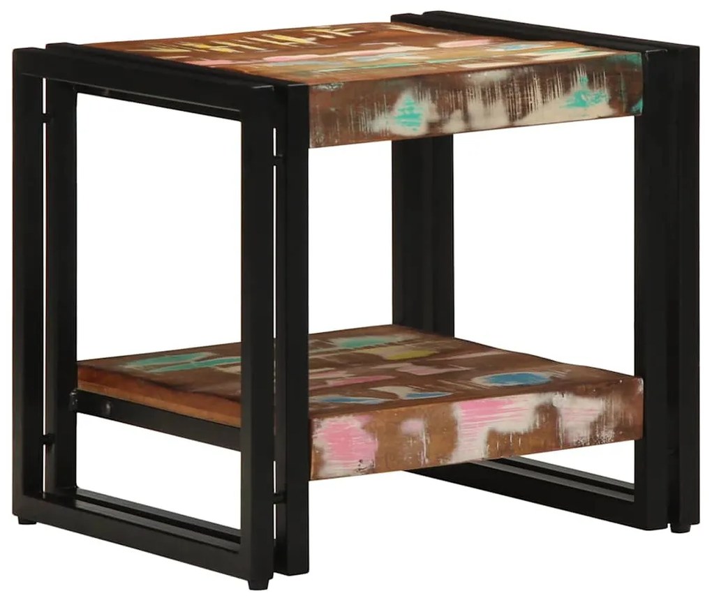 vidaXL Τραπεζάκι σαλονιού 40 x 40 x 38 cm Μασίφ ανακυκλωμένο ξύλο