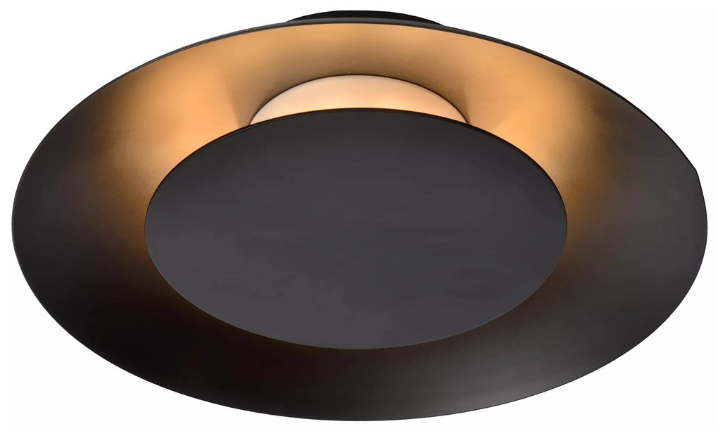 Φωτιστικό Οροφής Lucide 79177-06-30 FOSKAL Μαύρο Ματ (Black Mat) 2700 K