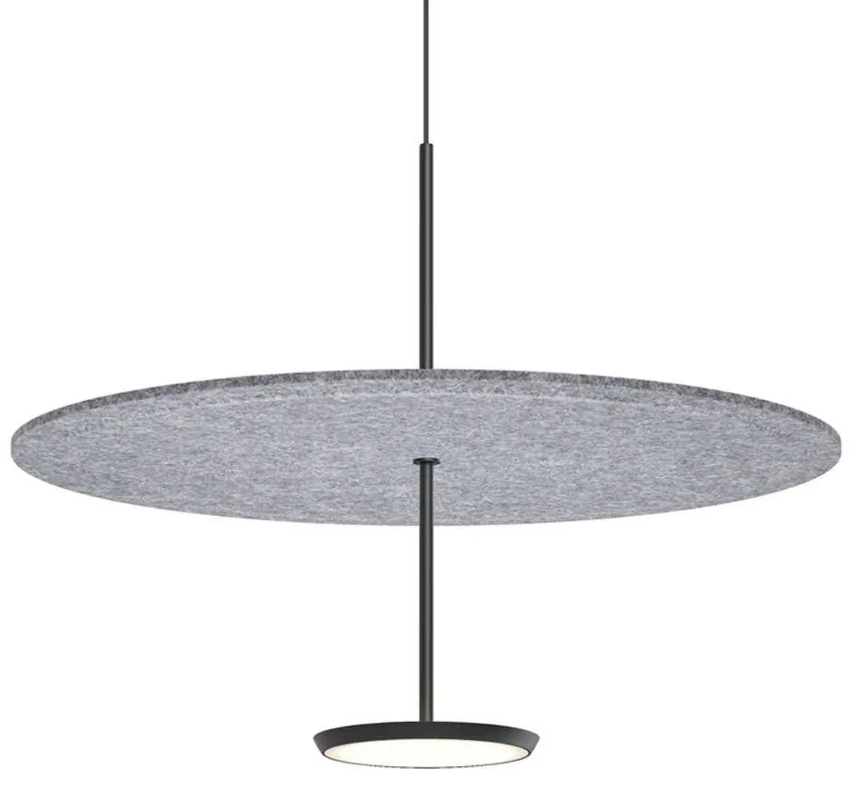 Φωτιστικό Οροφής Sky Sound 24 10570/10579 61x44,4cm Led 1250lm 18W Black-Grey Pablo Designs