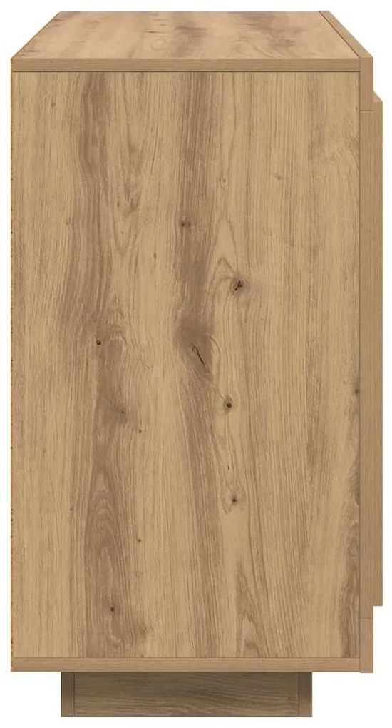 vidaXL Πλαϊνό γραφείο Artisan Oak 80 x 40 x 75 εκ. Επεξεργασμένο ξύλο