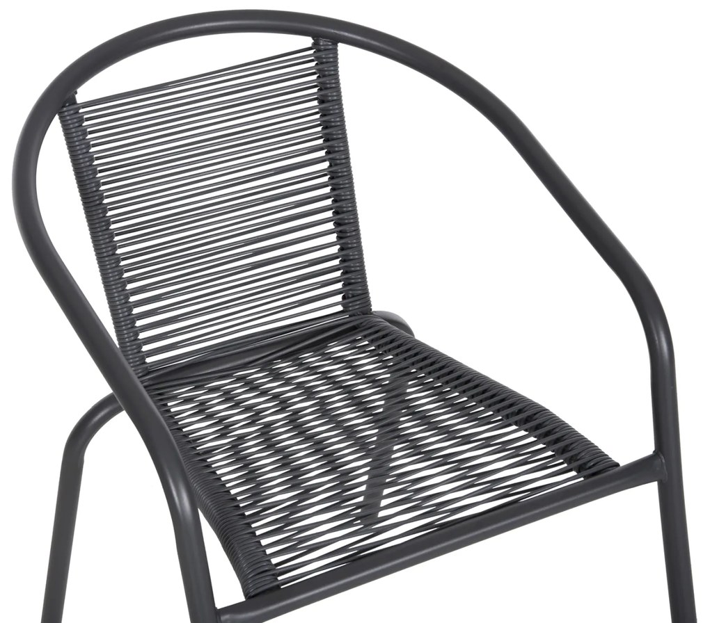 ΠΟΛΥΘΡΟΝΑ SWIFTER HM5969.01 ΜΕΤΑΛΛΟ ΓΚΡΙ-ΣΥΝΘ. RATTAN ΓΚΡΙ 54x61x75Υεκ. (1 Τεμμάχια)