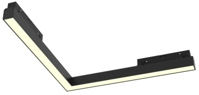 Γωνιακό Φωτιστικό Μαγνητικής Ράγας Exility LED 24W Μαύρο 30cm 3000Κ Basis TR042-2-24W3K-1 Maytoni TR042-2-24W3K-1