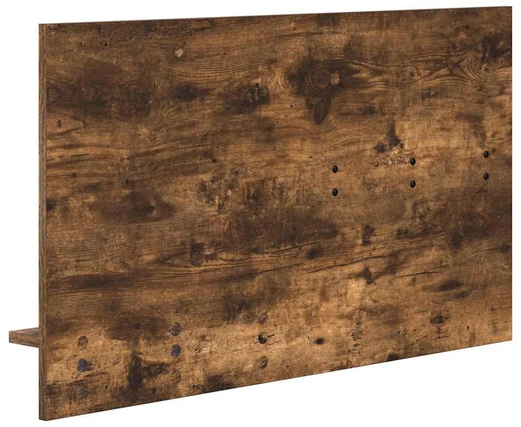 vidaXL Τοίχου Κρεμάστρα με ράφι Καπνιστό Δρύς 90 x 10 x 50 εκ.