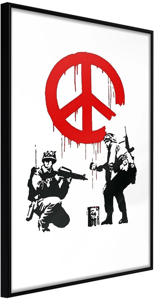 Αφίσα - Banksy: CND Soldiers I - 30x45 - Μαύρο - Χωρίς πασπαρτού