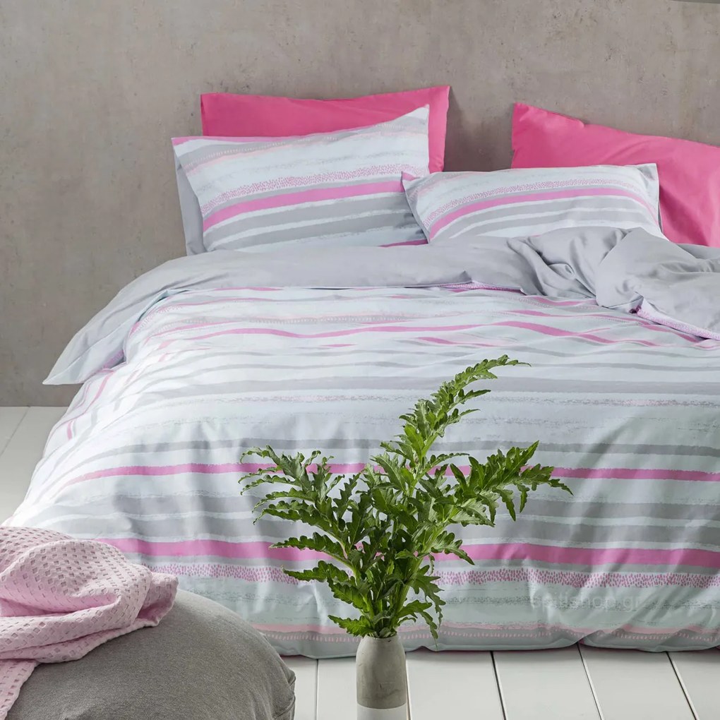 Κουβερλί Υπέρδιπλο (220x240) Nima Bed Linen Kekoa Pink