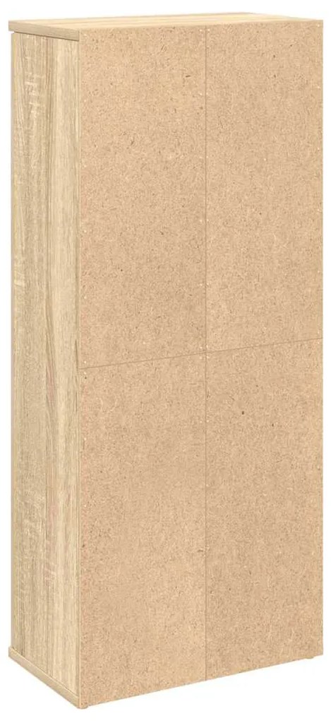 vidaXL Ντουλάπι μπάνιου με θήκη για ρολά Δρυς sonoma 39x22x90 cm