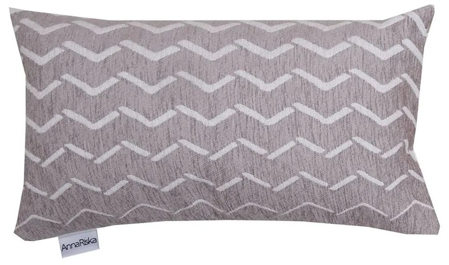 Μαξιλάρι Διακοσμητικό 1447 Grey Anna Riska 32x52 Chenille