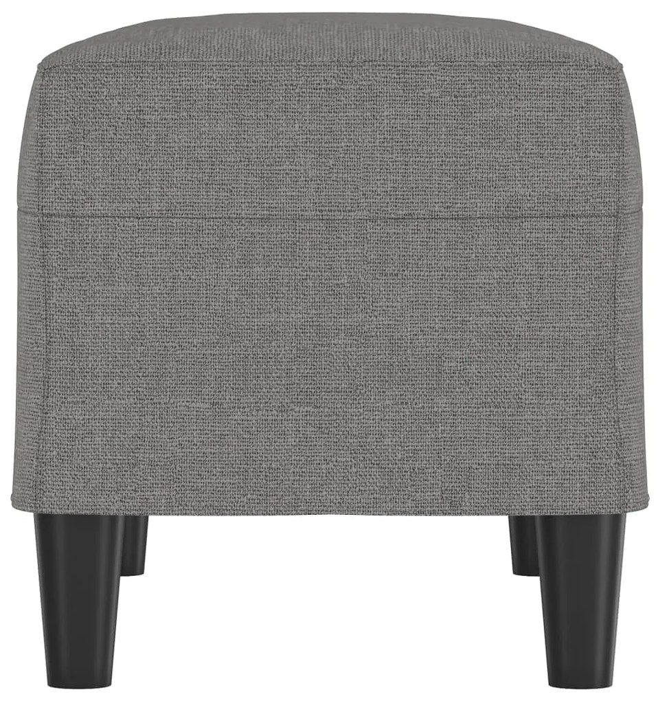 vidaXL Πάγκος Σκούρο Γκρι 70 x 35 x 41 εκ. Υφασμάτινος