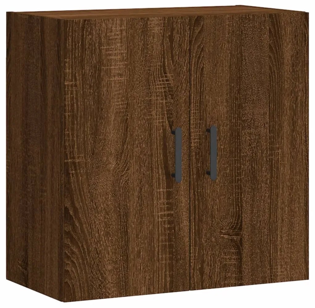 vidaXL Ντουλάπι Τοίχου Καφέ Δρυς 60 x 31 x 60 εκ. Επεξεργασμένο Ξύλο