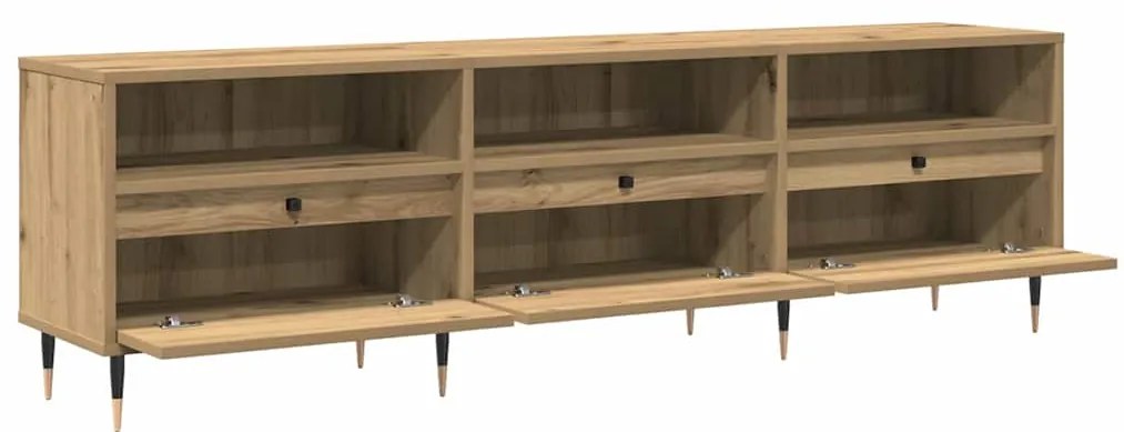 vidaXL Ντουλάπι TV artisan δρυς 150 x 30 x 44.5 εκ. Επεξεργασμένο ξύλο