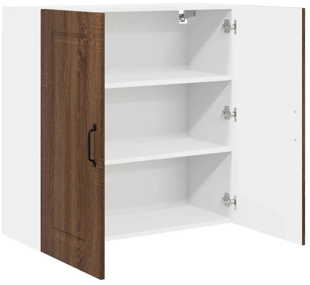 vidaXL Ντουλάπα Κουζίνας Καφέ δρυς 80 x 31 x 80 εκ. Επεξεργασμένο ξύλο