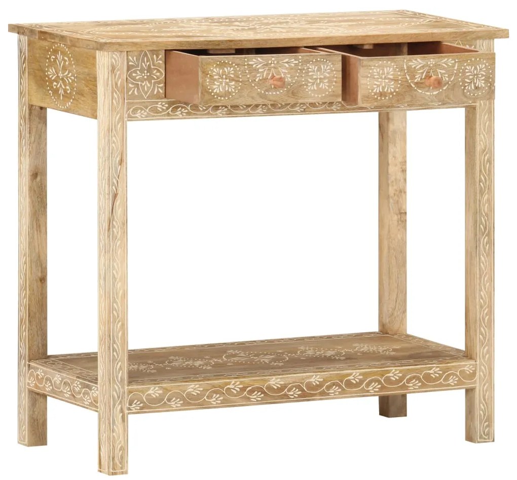 vidaXL Τραπέζι Κονσόλα 80 x 35 x 74 εκ. από Μασίφ Ξύλο Μάνγκο