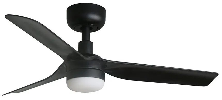Ανεμιστήρας Οροφής Mini Punt S 33822-1TW D90cm 10W 2700/ 4000/ 6000K 480lm Black Faro Barcelona Διάμετρος 90cm