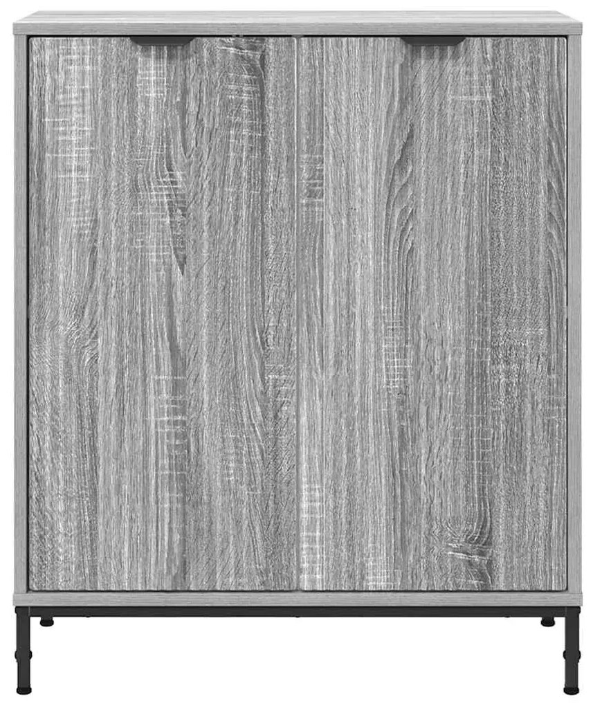 vidaXL Πλαϊνό γραφείο Γκρίζο Σονομα 69,5 x 33 x 82 εκ.